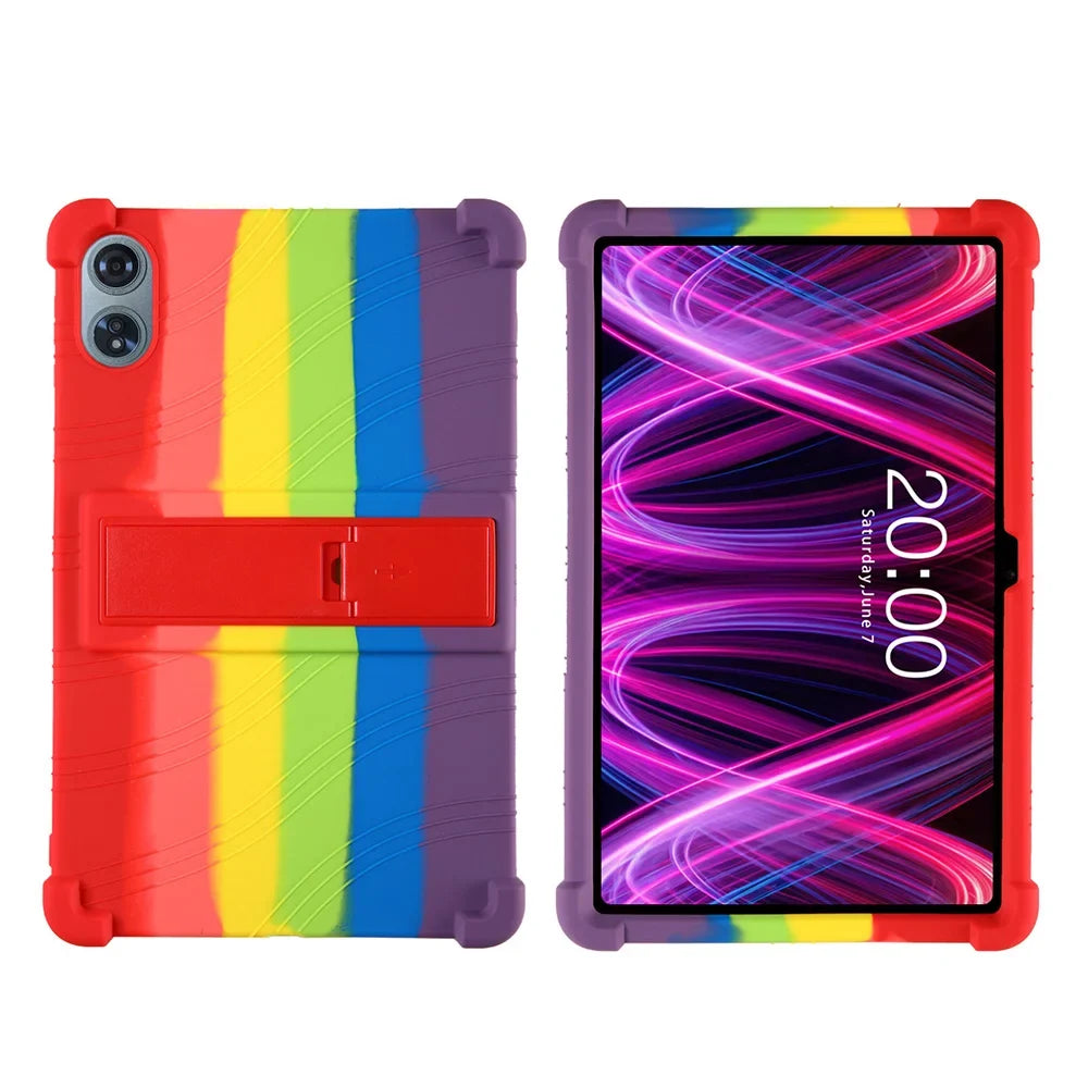 Case For Teclast T60 Plus Tablet 12 inch Tablet Pro Tablet Safe Shockproof Silicone Stand Cover