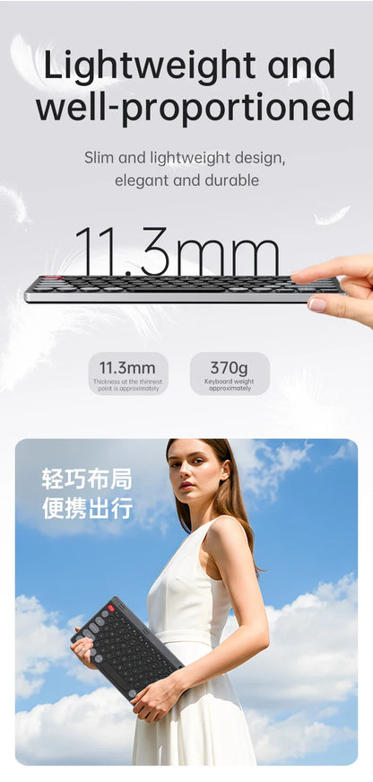 Bluetooth Wireless Keyboard Mouse Set Laptop Silent Button Charging Portable Mini Wireless Keyboard Office Typing