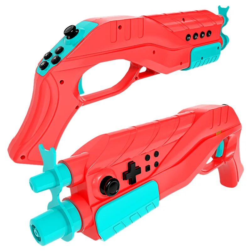 1 Pack Game Gun Controller for Switch, Ergonomic Shooting Game Gun Grip for Switch Joypad