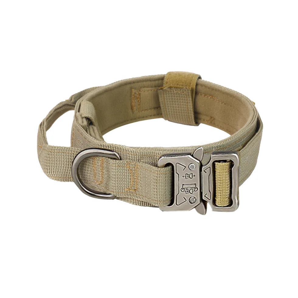 Dog Traction Tactical Collar Outdoor Neck Ring Thickened Large Dogs Can Hold Dog Neck Cover dog collar