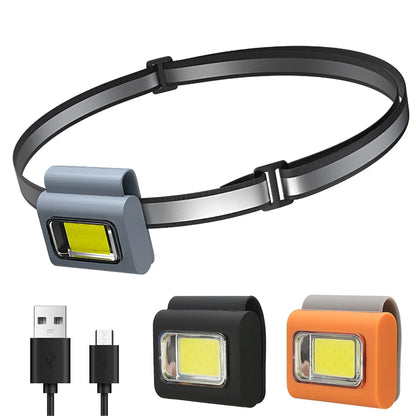 Multifunctional LED Portable Light with Magnetic Charging Light Clothespin Running Light Silicone Work Headlight Dog Chain Light