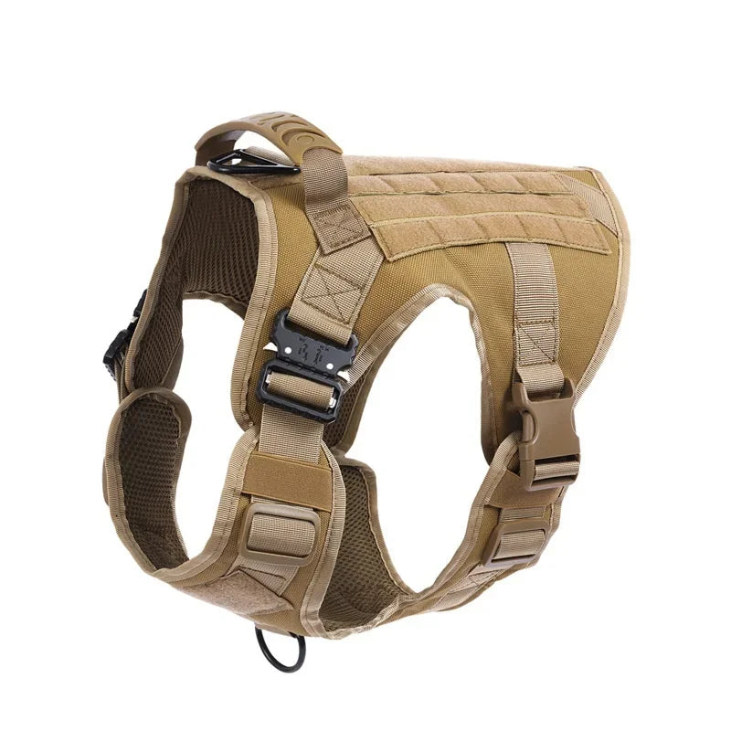 Tactical Military Vest Pet German Shepherd Golden Retriever Tactical Training Dog Harness and Leash Set For All Breeds Dogs