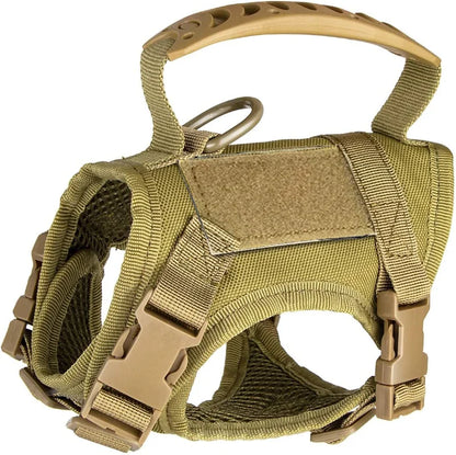 Tactical Harness Vest Dog Harness Leash Set for Small Dogs Training Easy Control Vest Pet Chest Strap Accessories for Puppy Cat