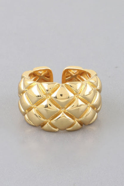 Diamond Quilt Wrap Ring