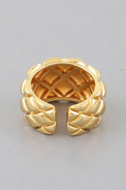 Diamond Quilt Wrap Ring