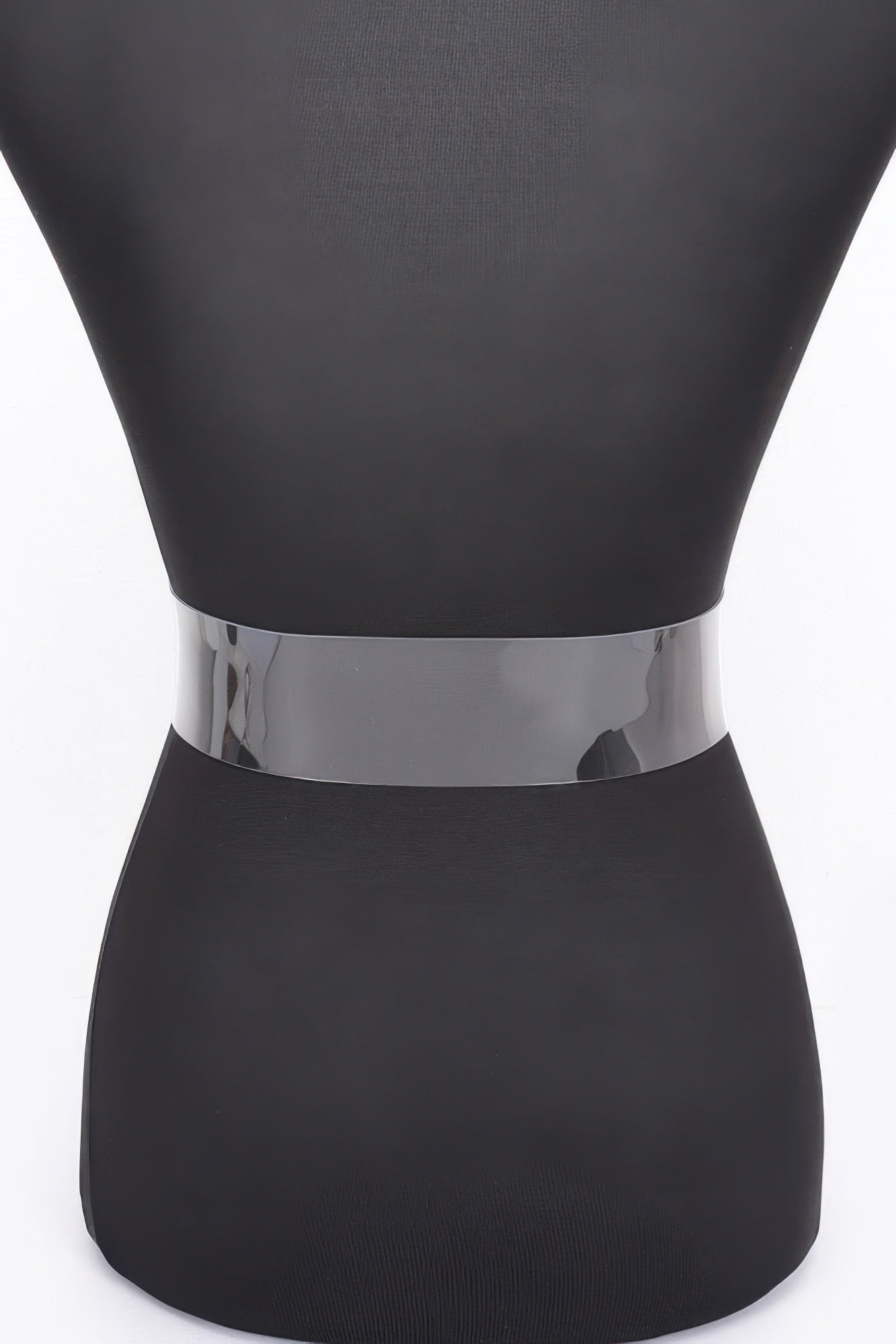 Rhinestone Metal Buckle Clear Belt