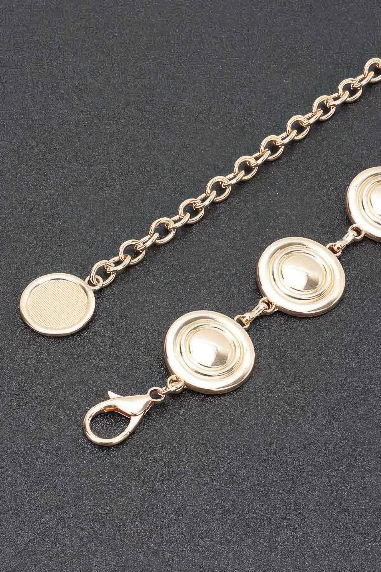 Round Metal Chain Belt