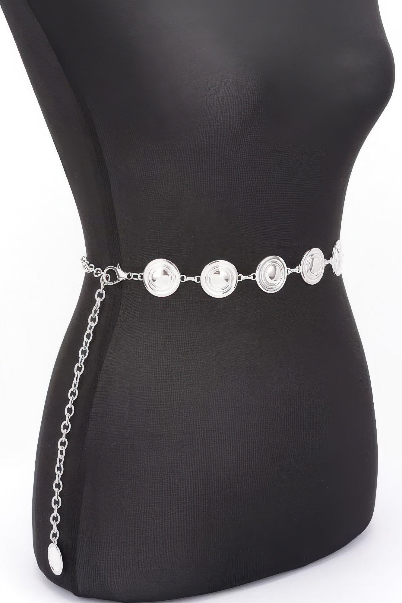 Round Metal Chain Belt