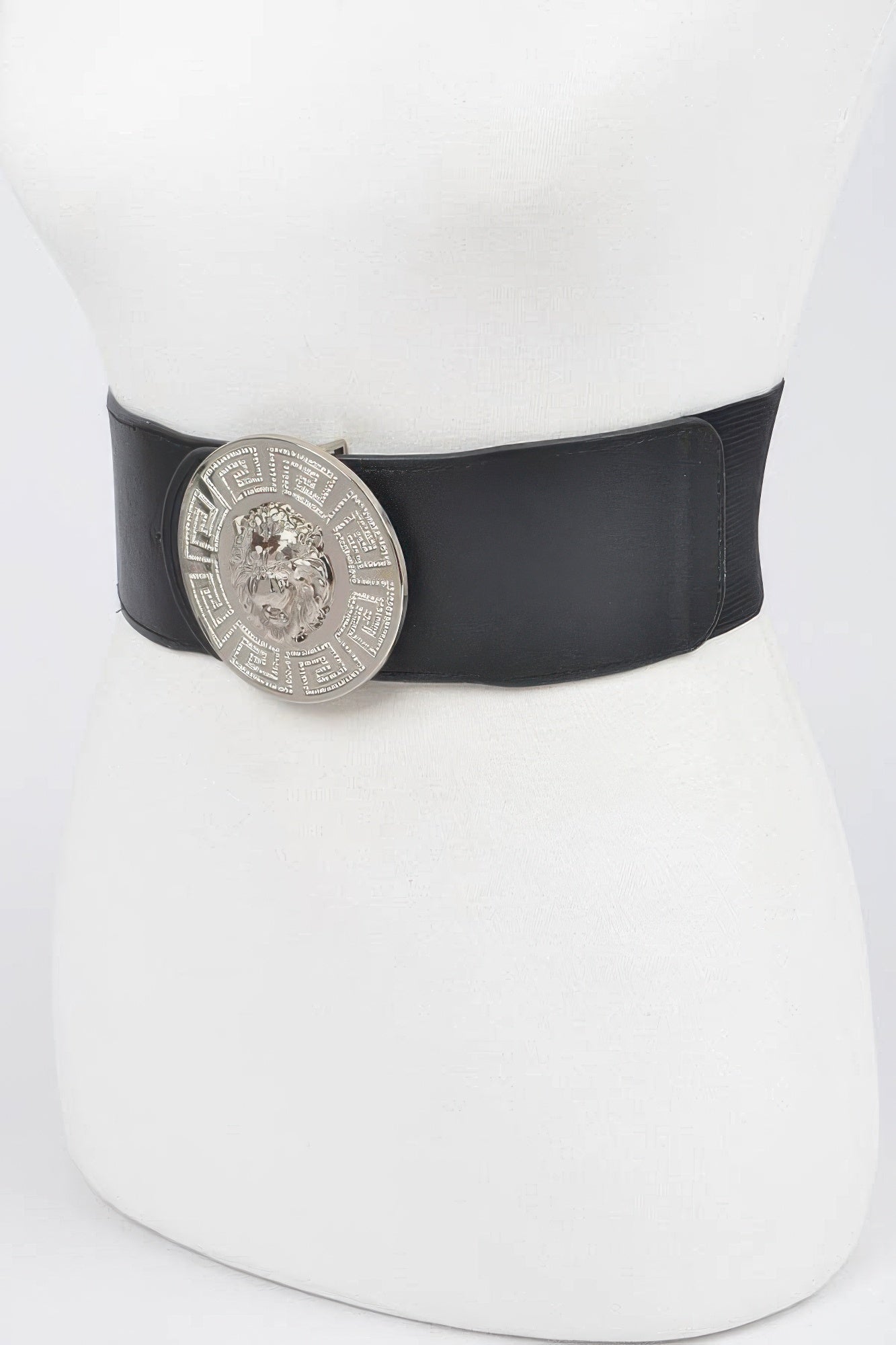 Lion Buckle Elastic Belt