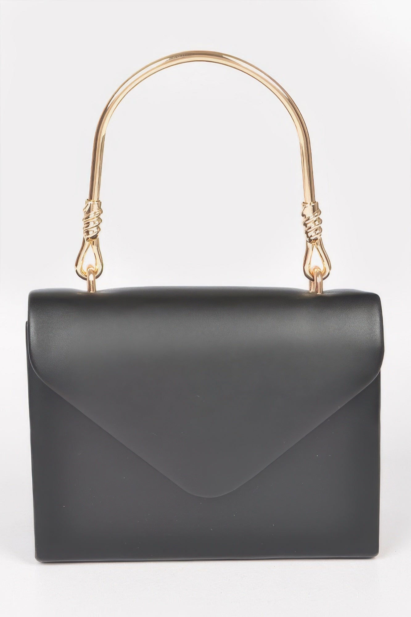 Vegan Metal Handle Bag