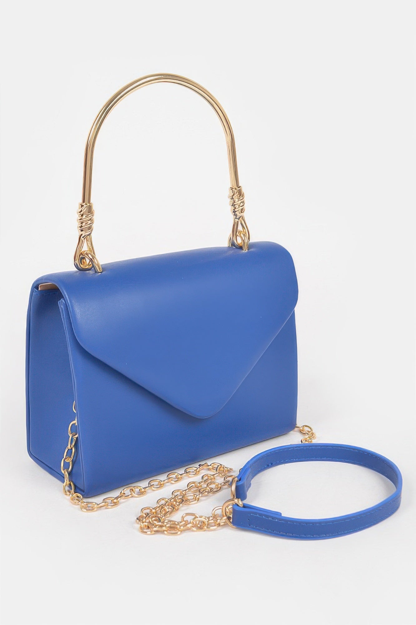 Vegan Metal Handle Bag