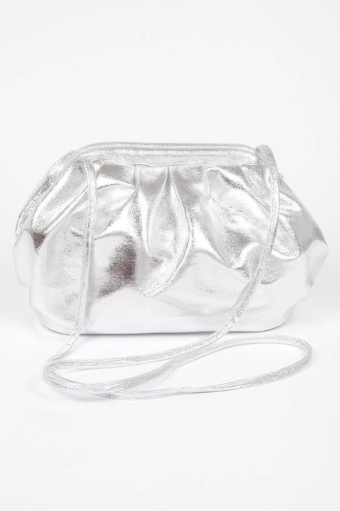 Metallic Pu Crossbody Bag