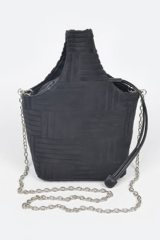Towel Embossed Chain Bag
