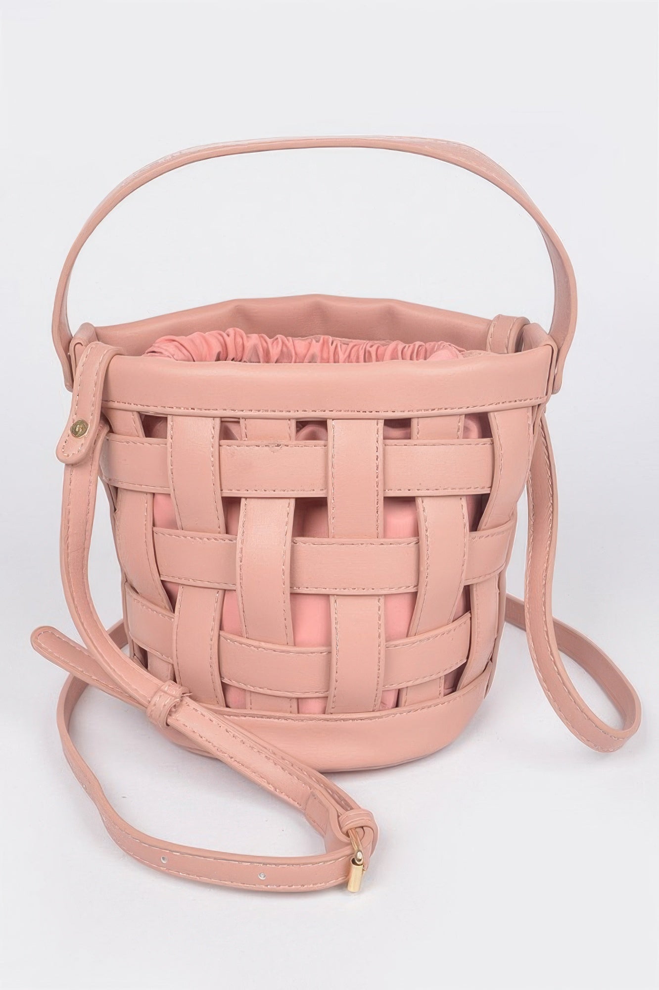 Leather Cross Body Strap Clutch