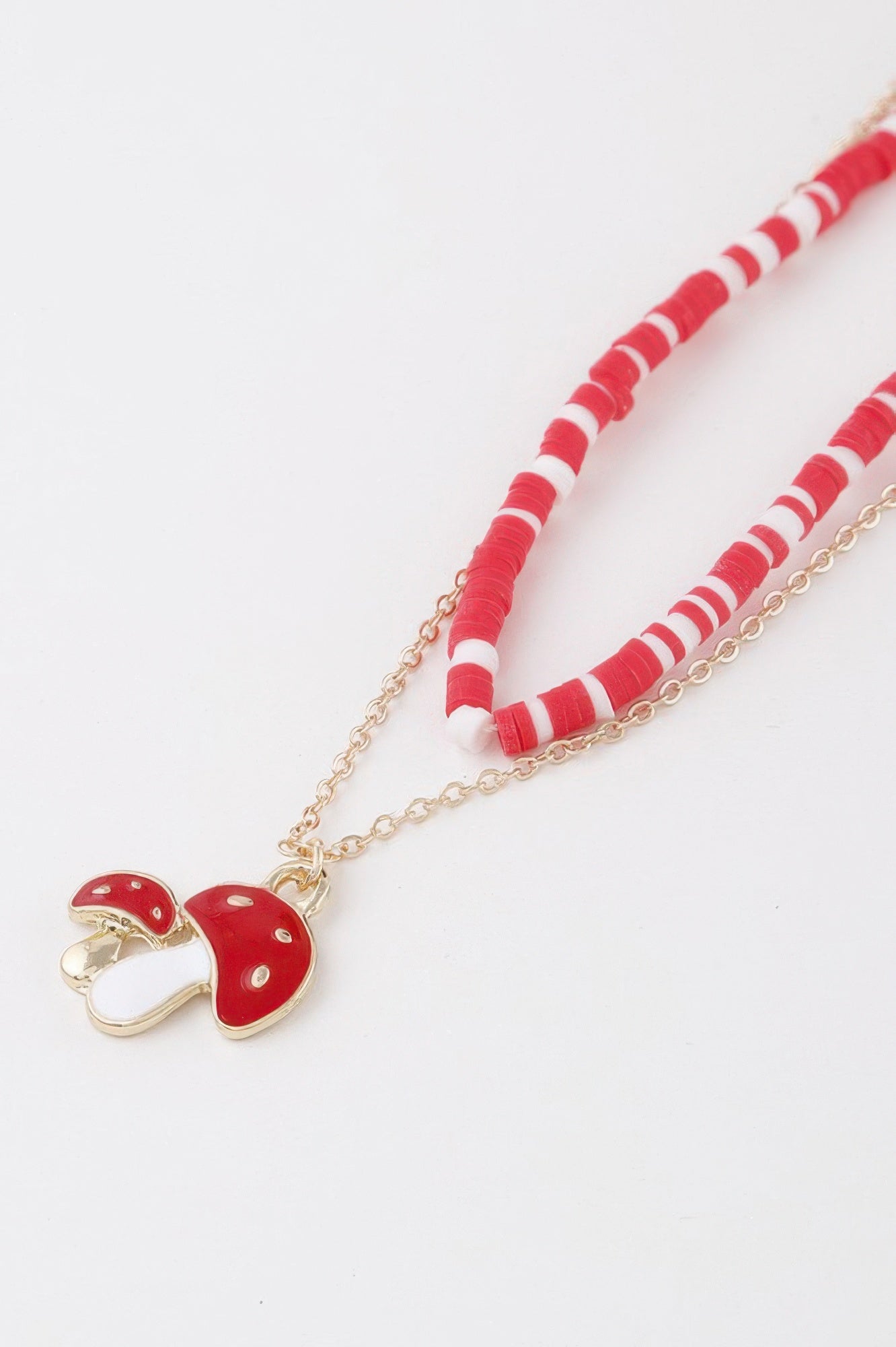 Mushroom Duo Necklace