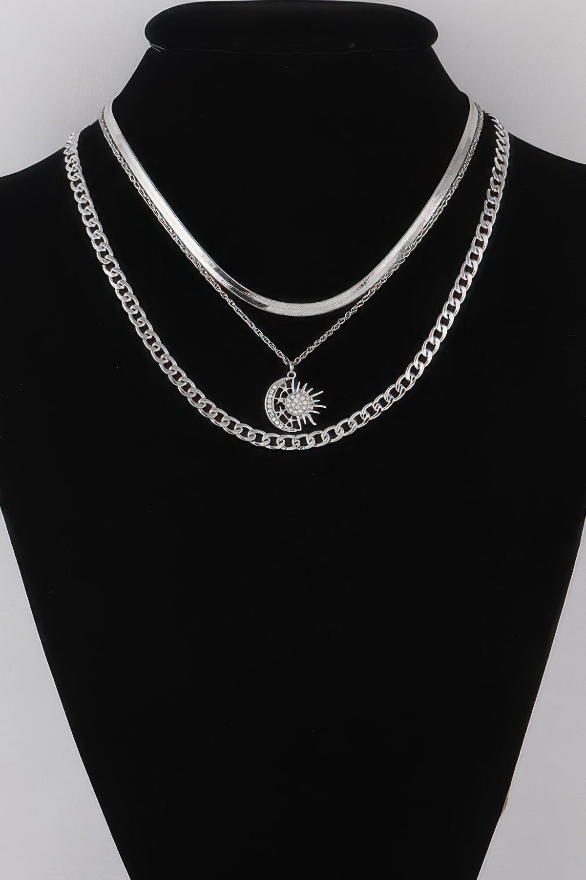 Sun N Moon Chain Necklace