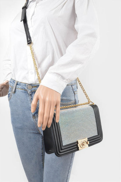 Rhinestone Crossbody Bag