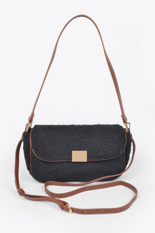 Faux Fur Shoulder Bag
