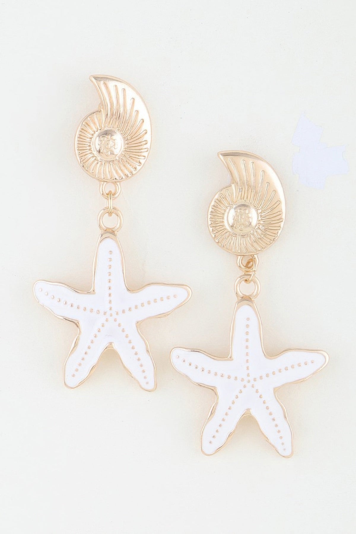 Summer Starfish Drop Earrings