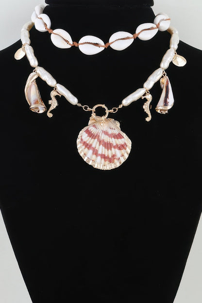 Under The Sea Double Charm Necklace