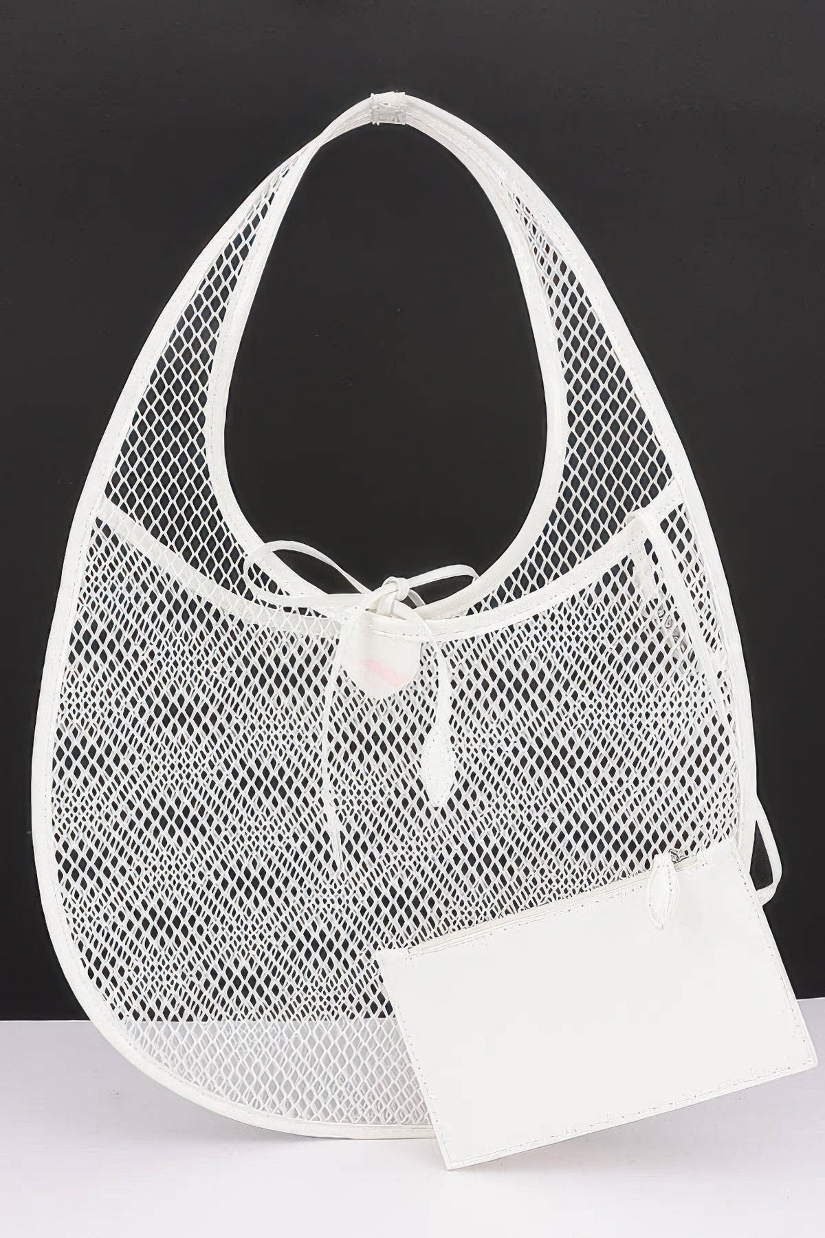 Mesh Tote With Detachable Pouch