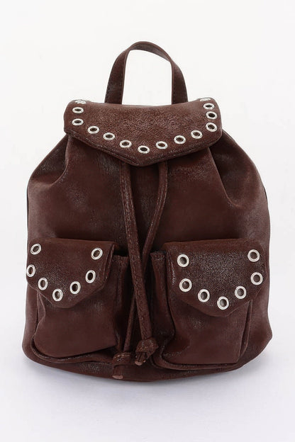 Vegan Leather Backpack