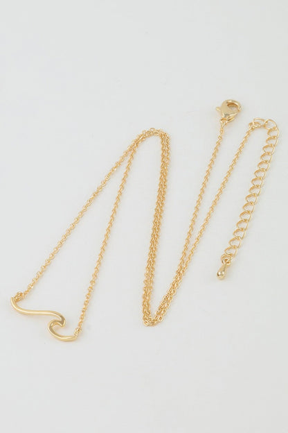 Summer Wave Pendant Necklace