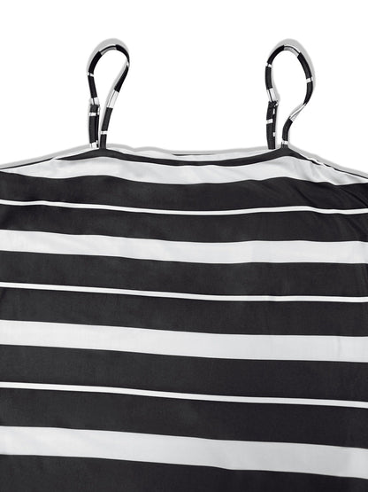 Striped Spaghetti Strap Maxi Dress