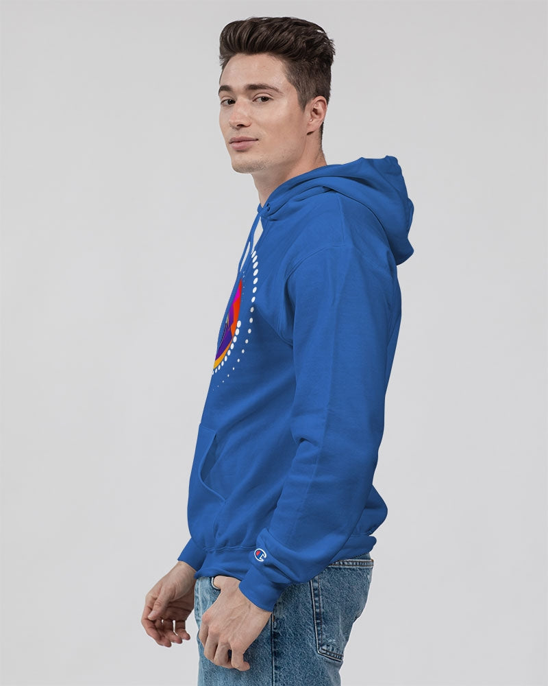 Street design red weird circles Unisex Hoodie | Champion