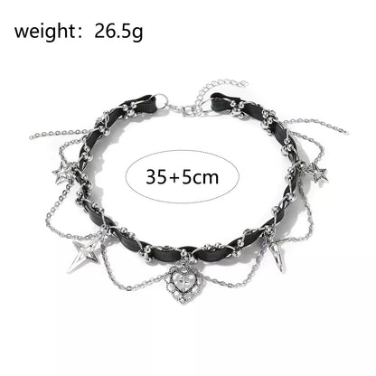 Gothic Charm Choker Necklace