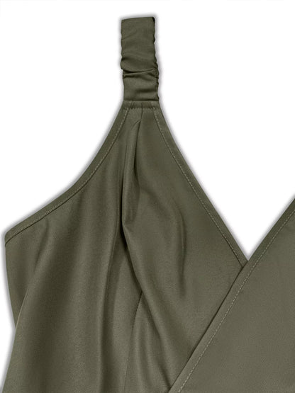 Smocked Wide Leg Jumpsuit