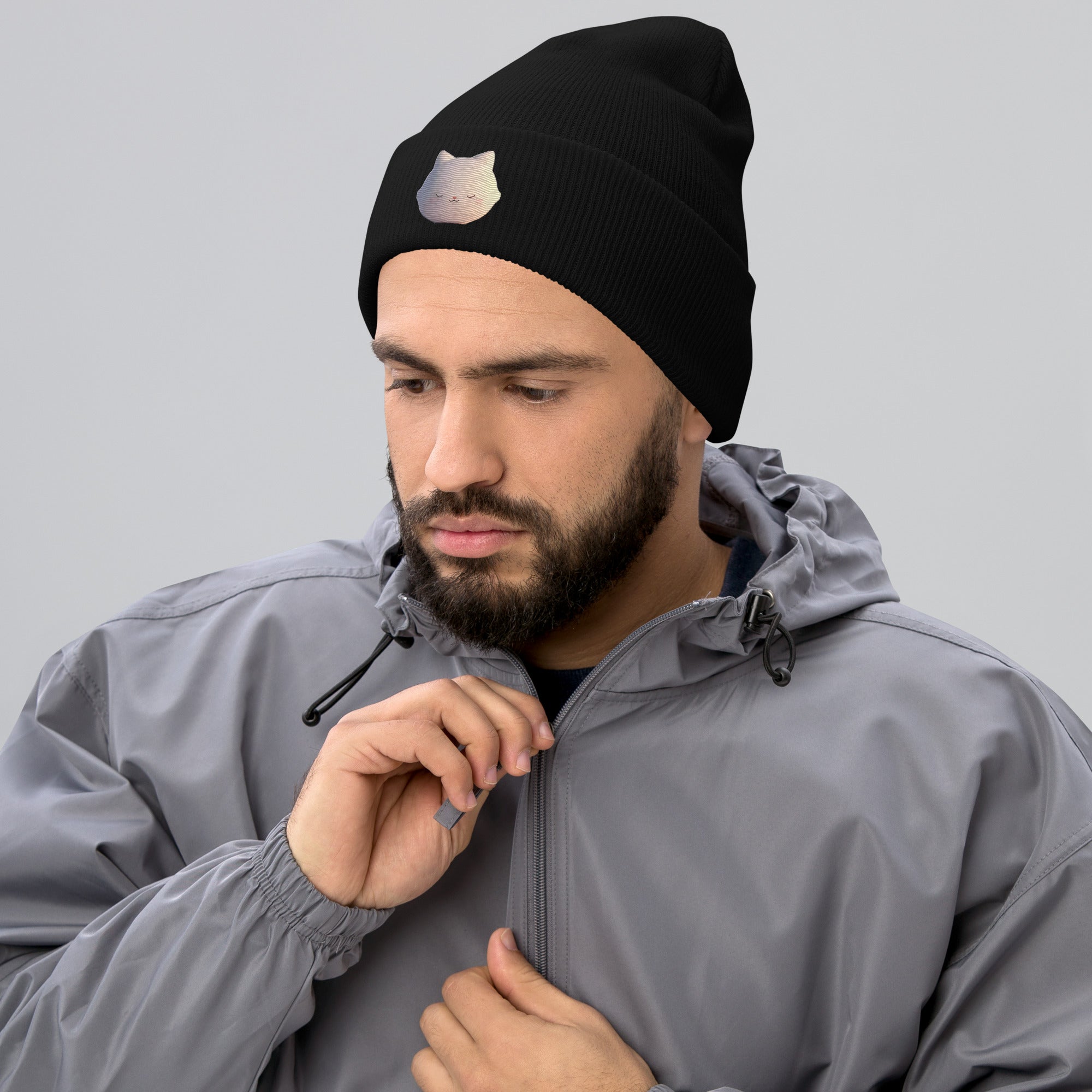 CalmCaressASMR Cuffed Beanie