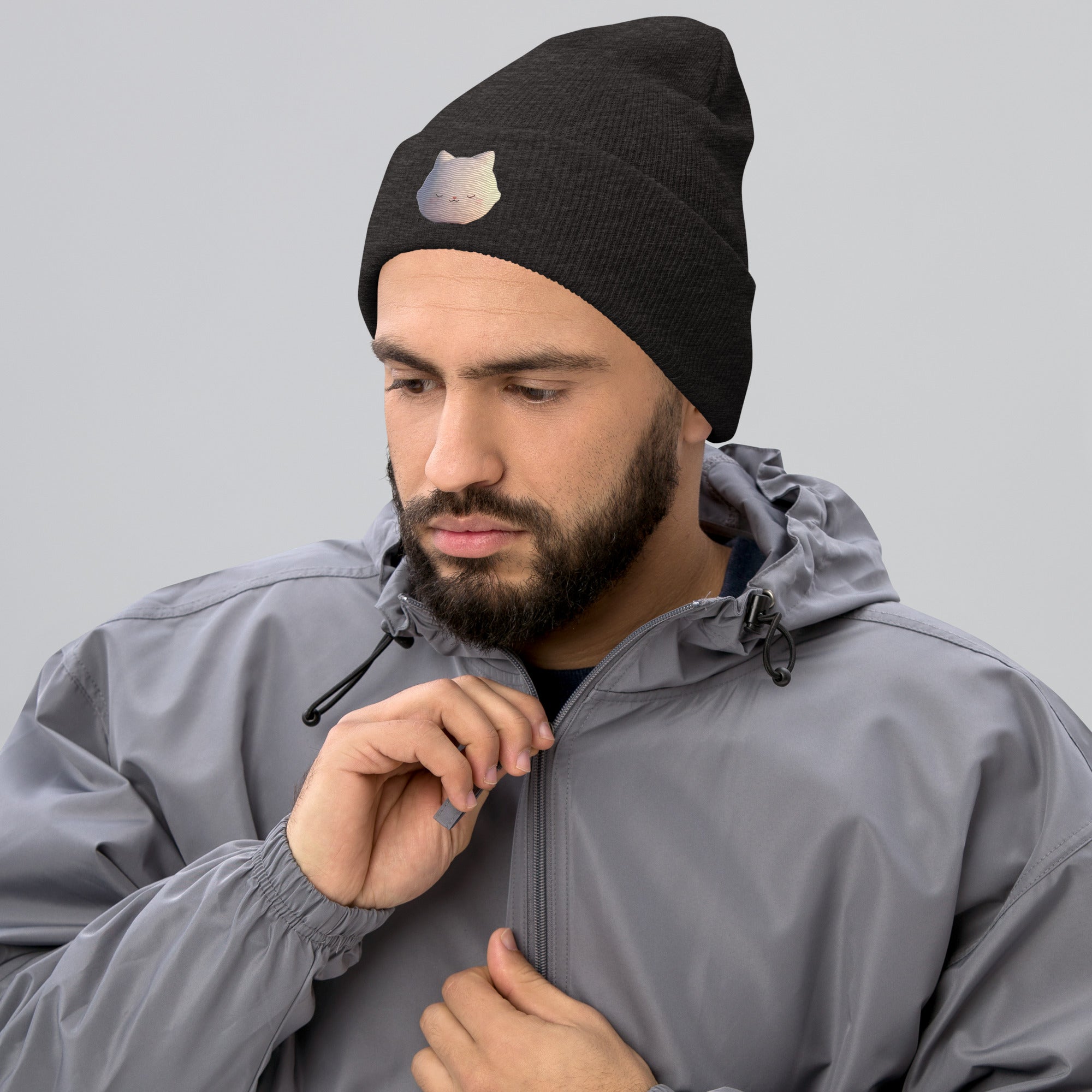 CalmCaressASMR Cuffed Beanie