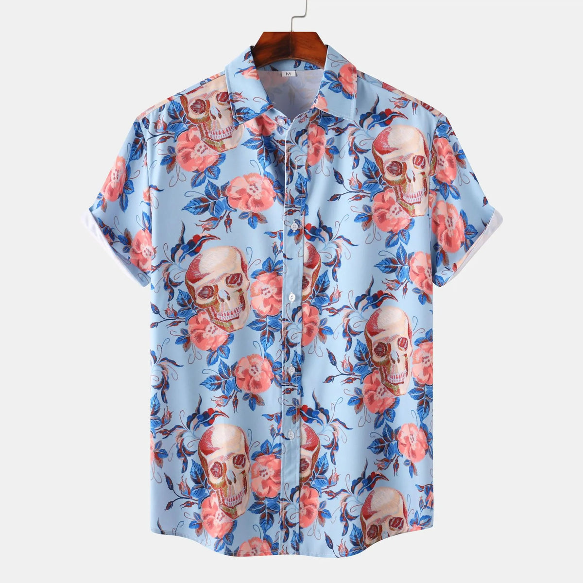 Printed Short Sleeve Casual Shirt