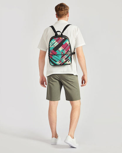 CREATIVE ABSTRACT CREATED BY FLIPSTYLEZ Classic Faux Leather Backpack