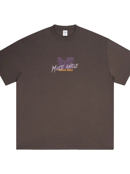 Graphic Round Neck Short Sleeve T-Shirt