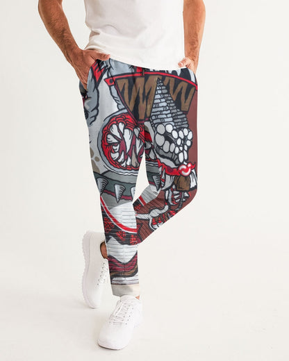 20 cool dragon red design Men's Joggers