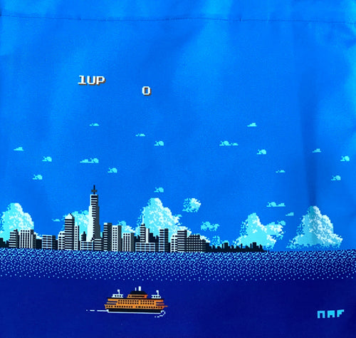 1 Up Pixel Ferry Tote Bag