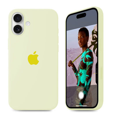 iPhone Silicone Case (Creamy Yellow)