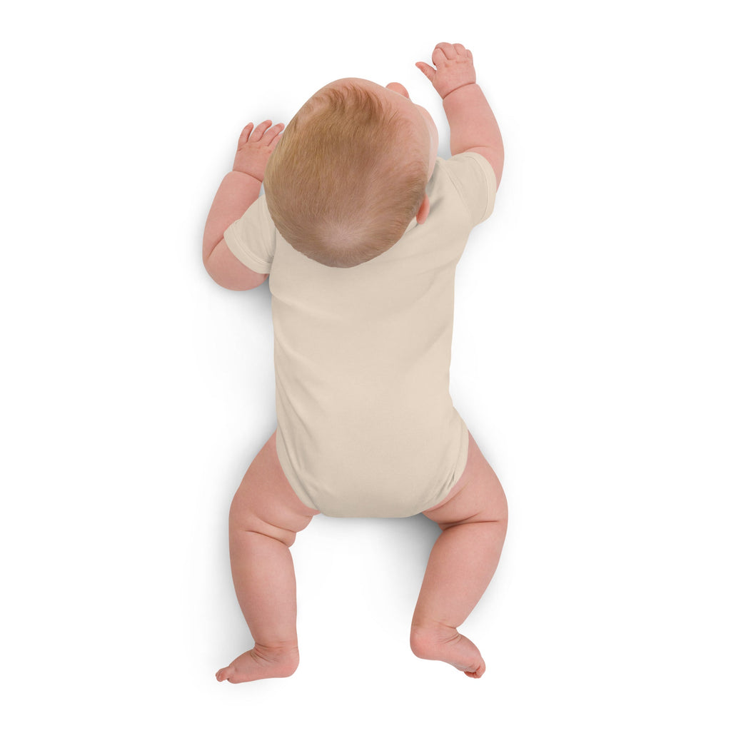CalmCaressASMR Organic Cotton Embroidered Baby Bodysuit