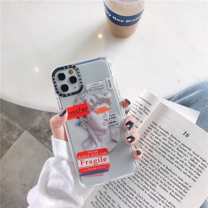 Luxury Art Letter Label iPhone Case