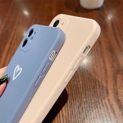 Shockproof Soft Love Heart iPhone Case